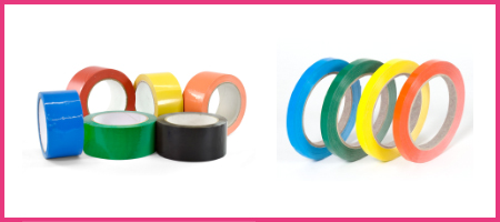 cintas adhesivas de colores